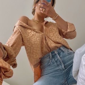 *NWT* 12th Tribe Gold Rush Blouse